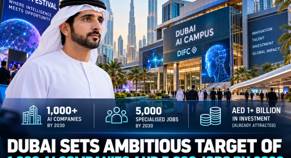 Dubai Sets Ambitious Target of 1,000 AI Companies and 5,000 Jobs by 2030