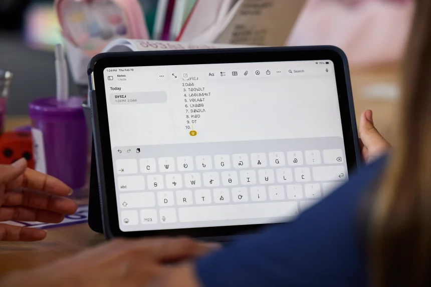 How Apple Puts Indigenous Languages on the iPhone Keyboard