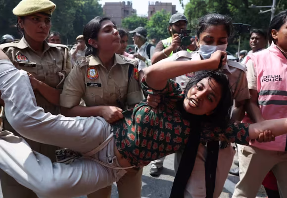 Police arrest leader of India’s ‘Cockroach’ movement as protesters take to streets